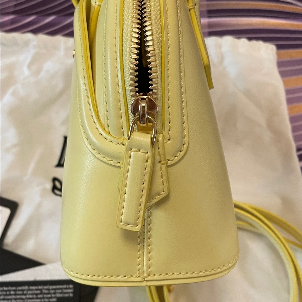 MCM Anna Mini Tote in Limelight - Picture 6 of 11